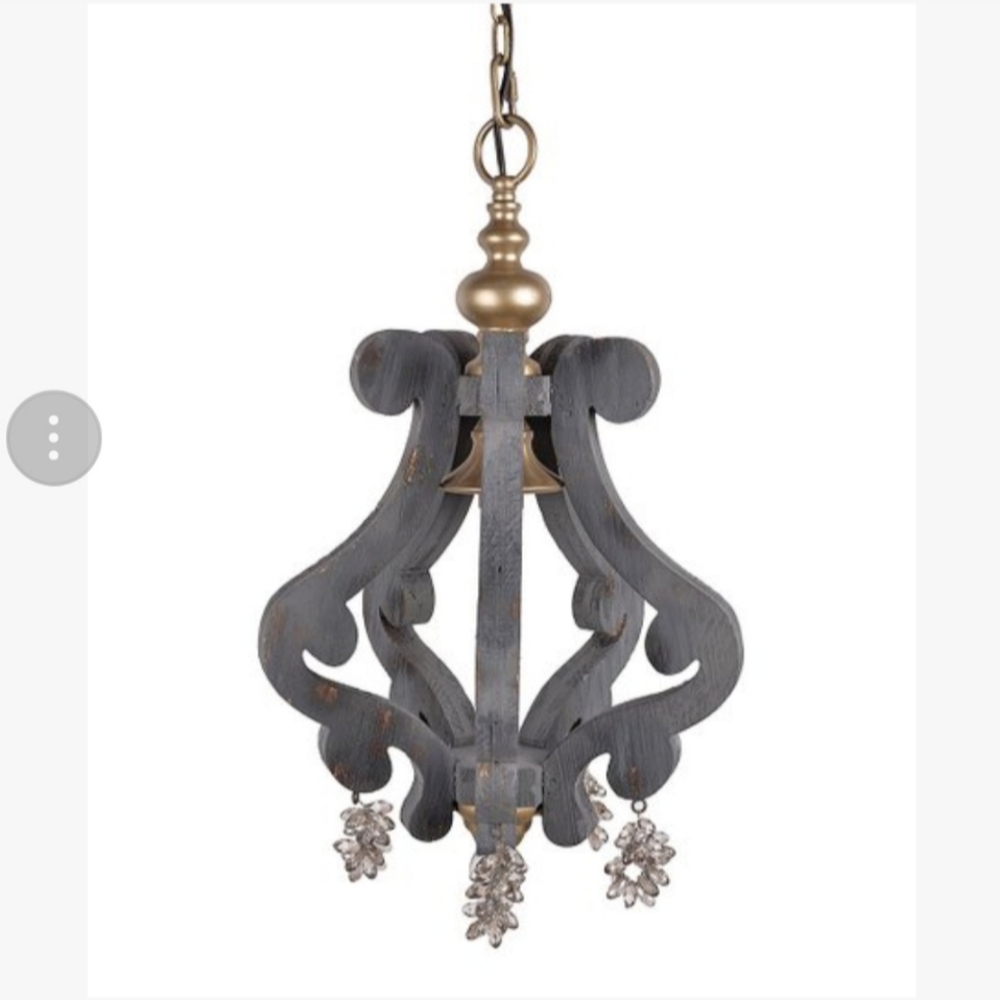 Established 98 Rustico Antique Chandelier